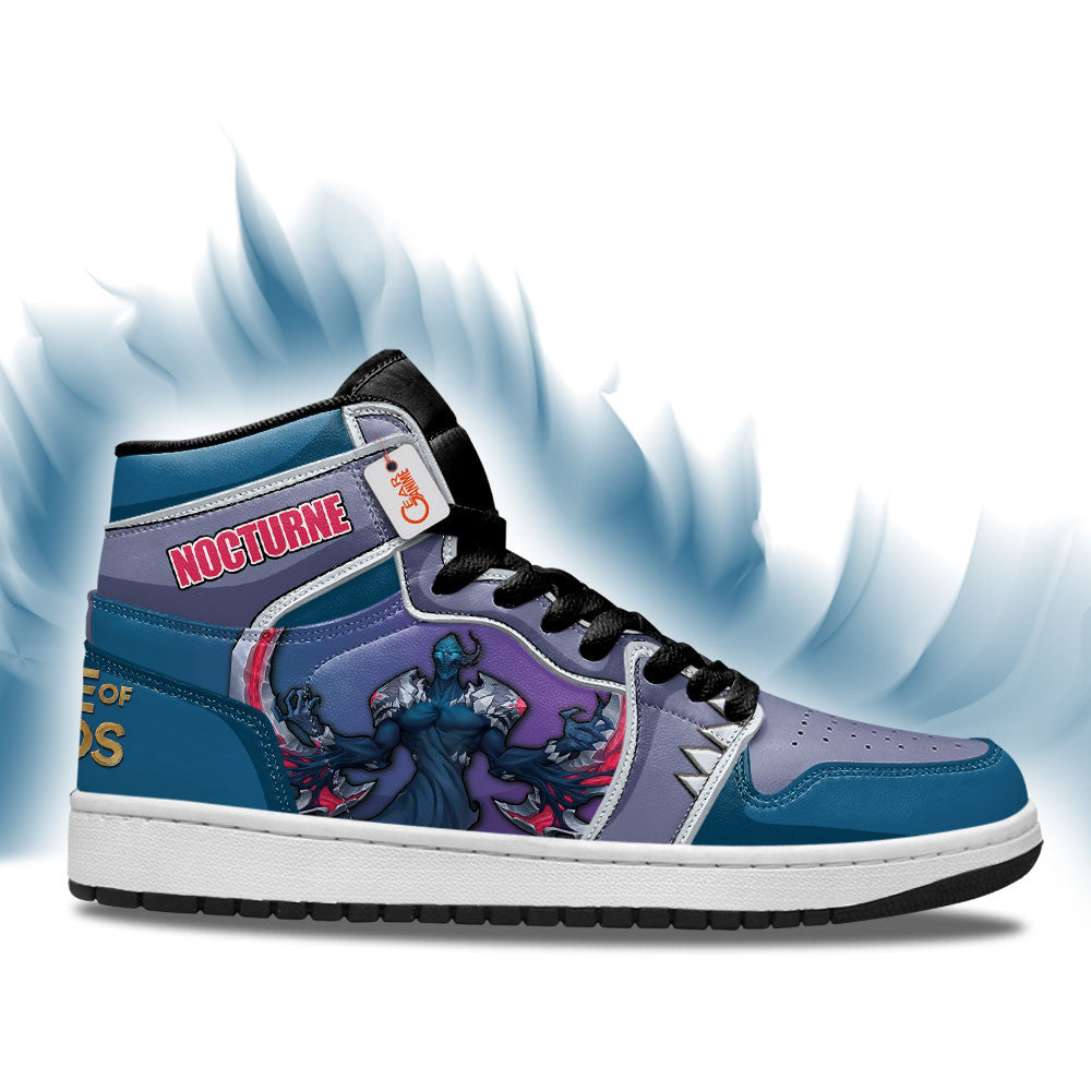 Nocturne High-Top Sneakers Custom LOL Games Collection