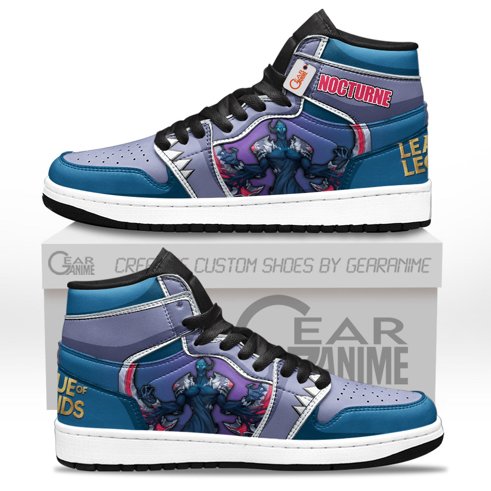Nocturne High-Top Sneakers Custom LOL Games Collection