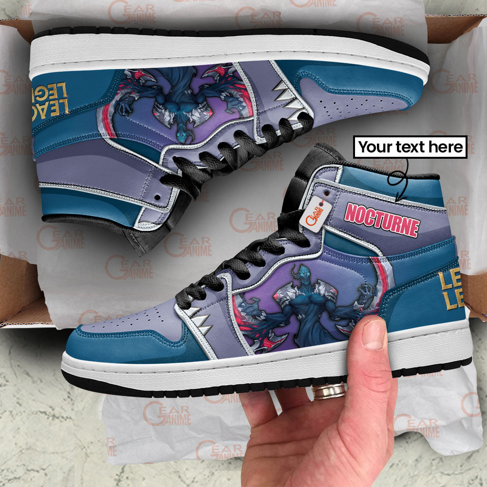 Nocturne High-Top Sneakers Custom LOL Games Collection