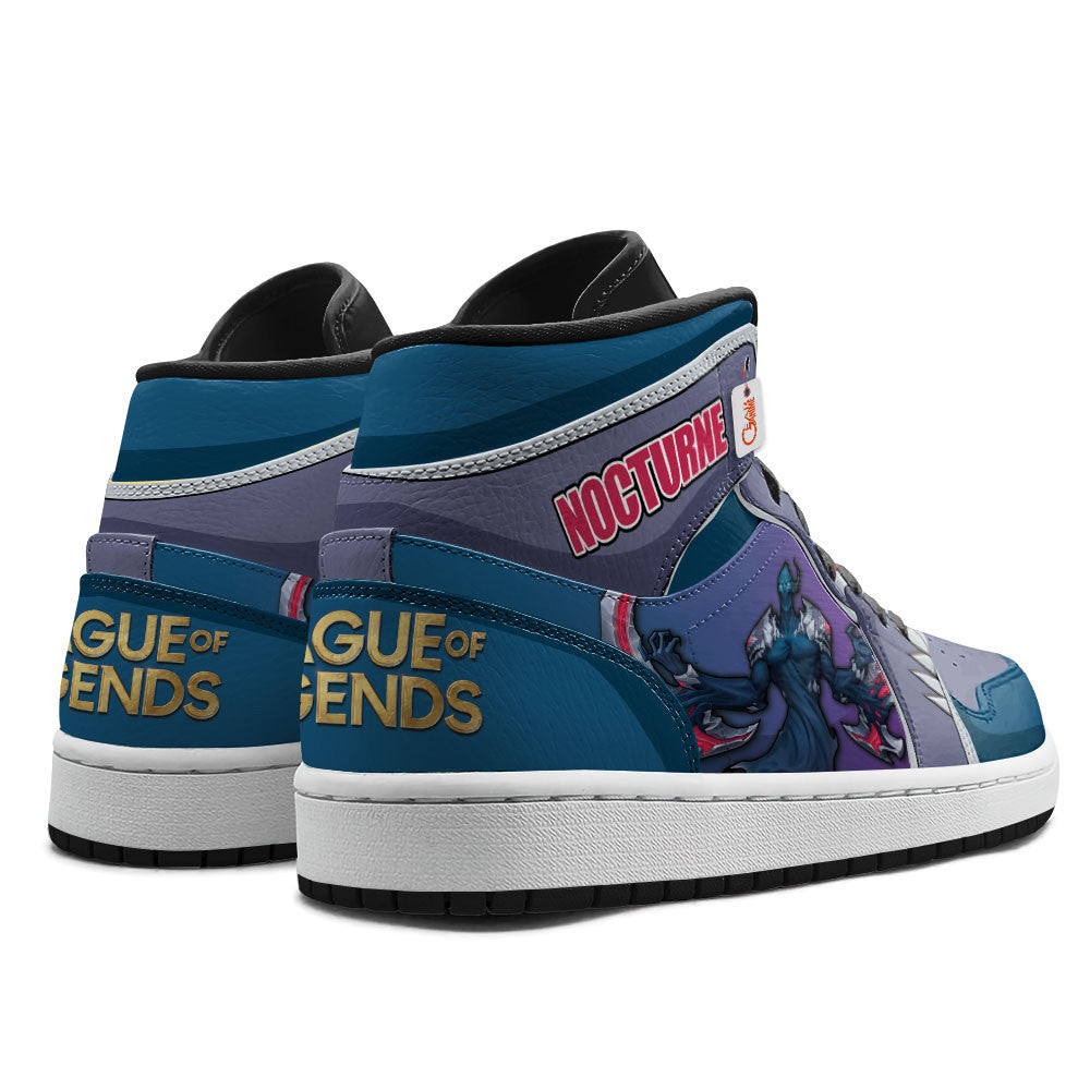 Nocturne High-Top Sneakers Custom LOL Games Collection