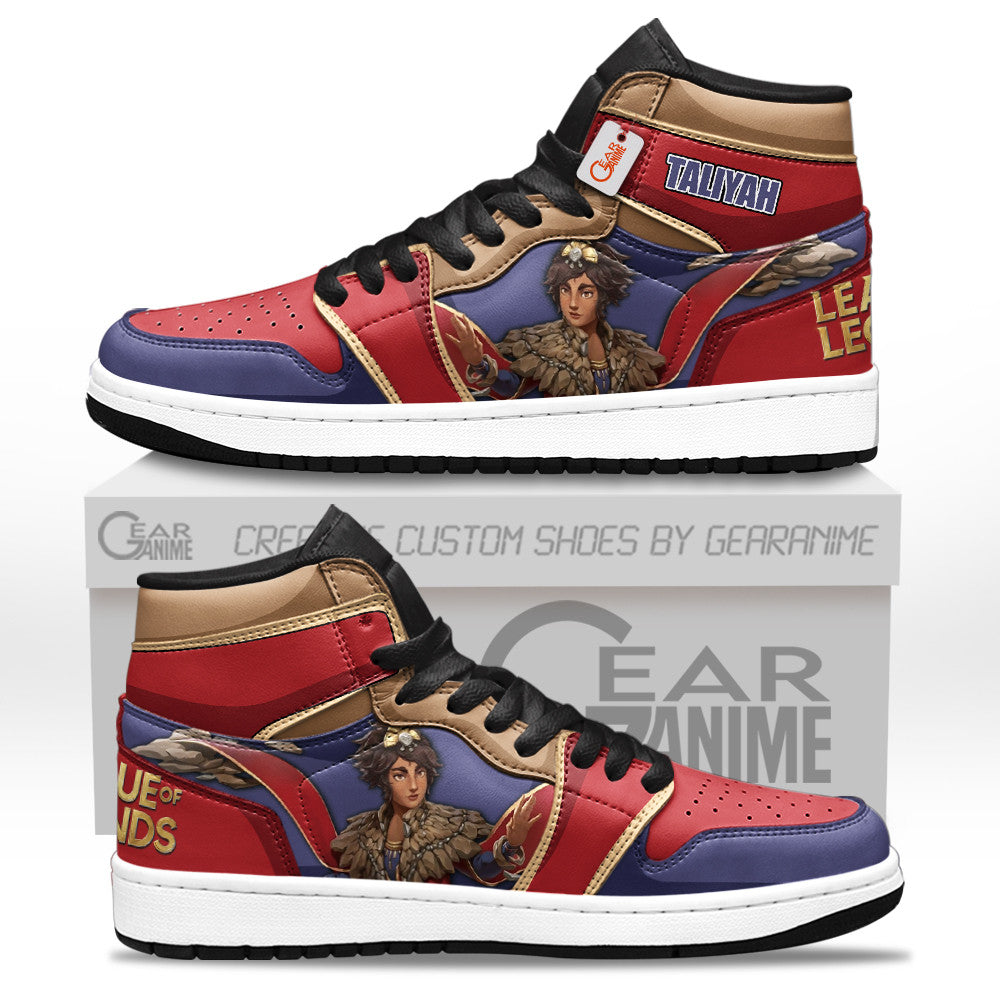 Taliyah High-Top Sneakers Custom LOL Games Collection