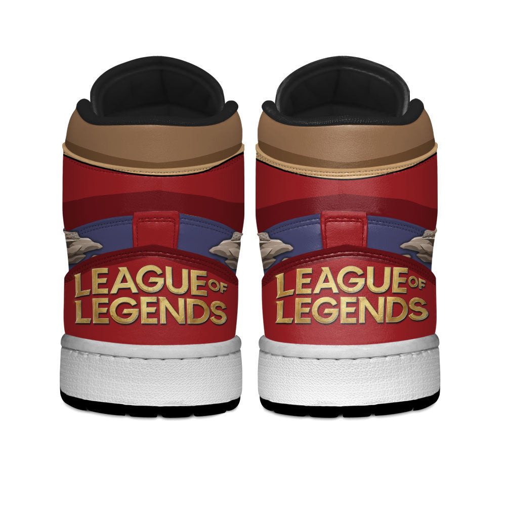 Taliyah High-Top Sneakers Custom LOL Games Collection
