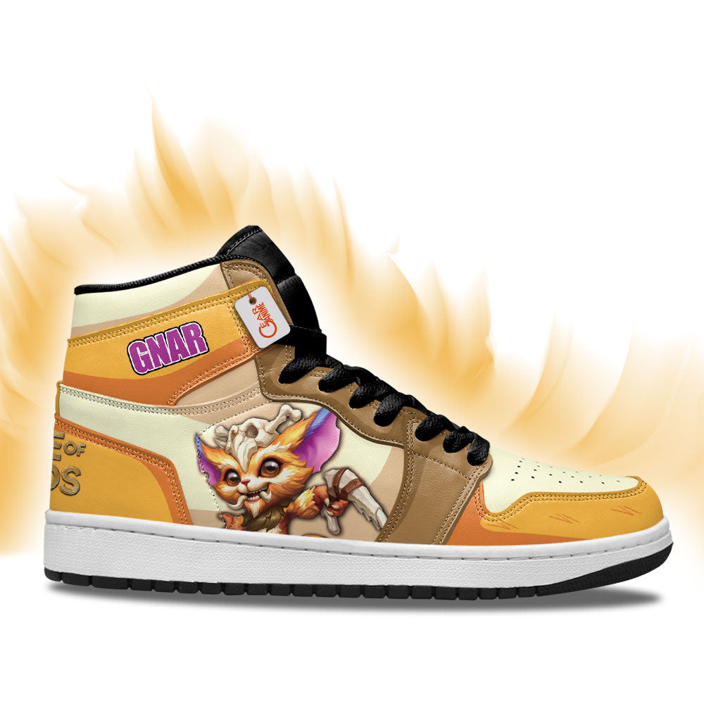 Gnar High-Top Sneakers Custom LOL Games Collection