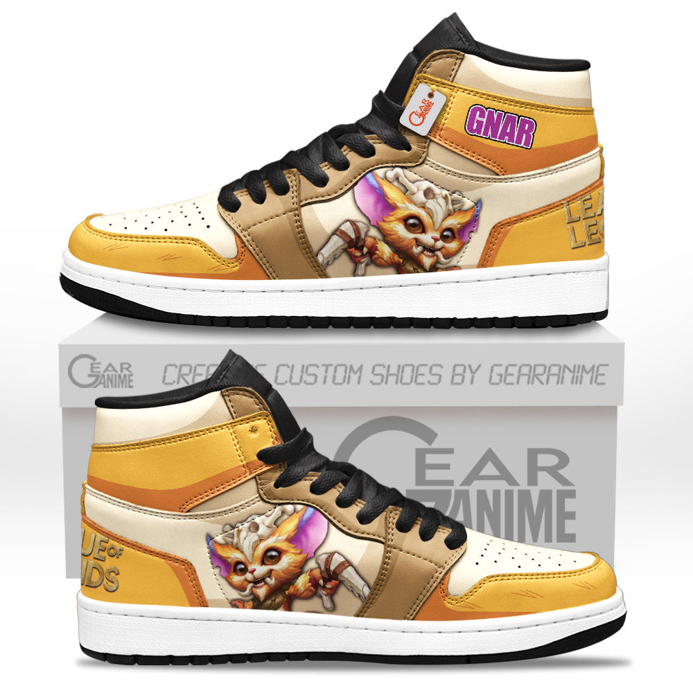 Gnar High-Top Sneakers Custom LOL Games Collection