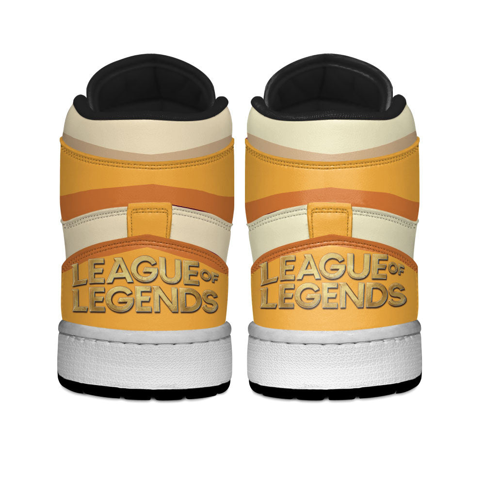 Gnar High-Top Sneakers Custom LOL Games Collection