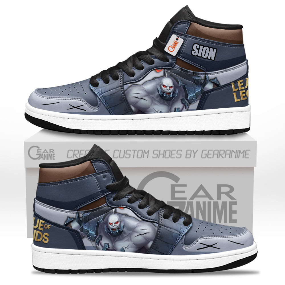 Sion High-Top Sneakers Custom LOL Games Collection