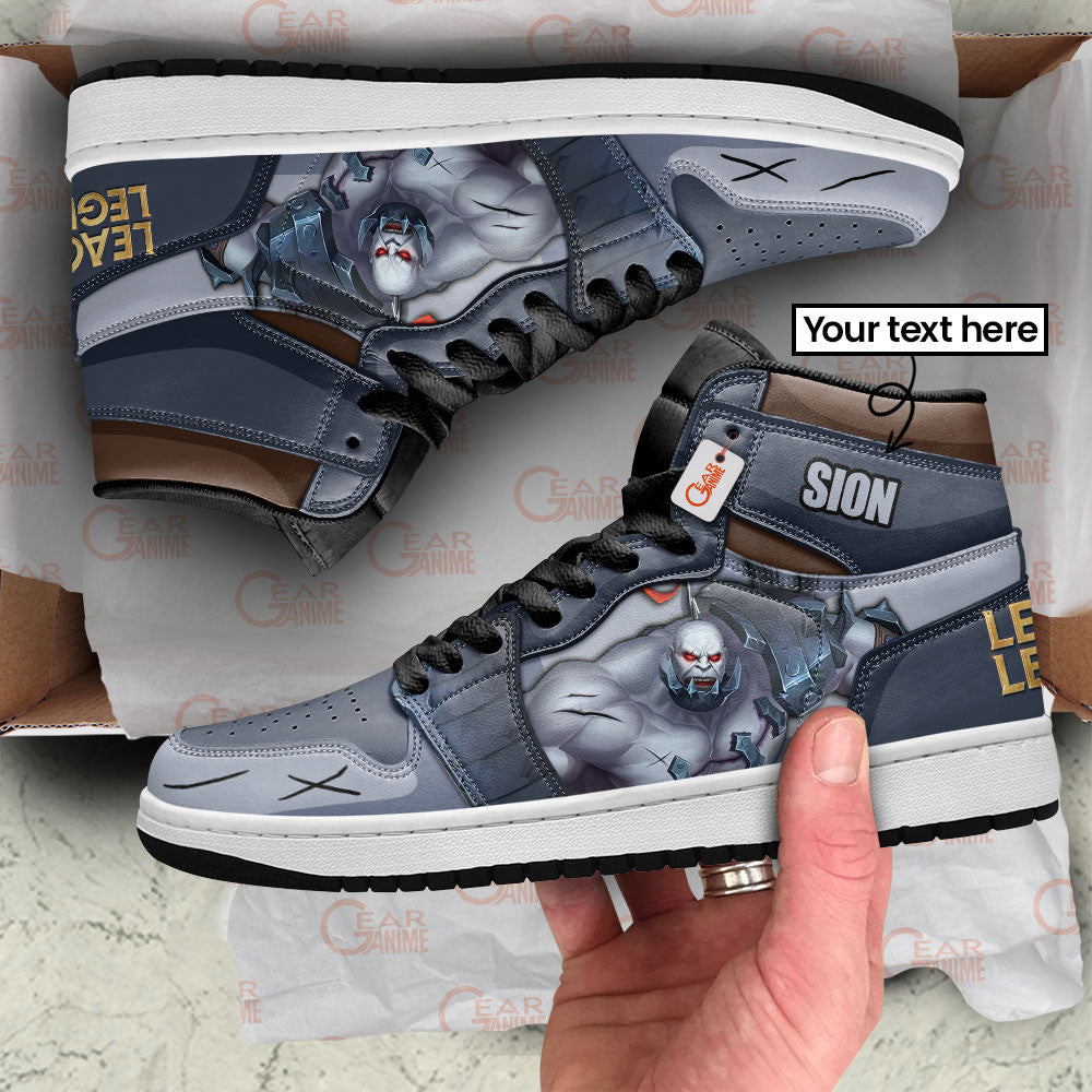 Sion High-Top Sneakers Custom LOL Games Collection