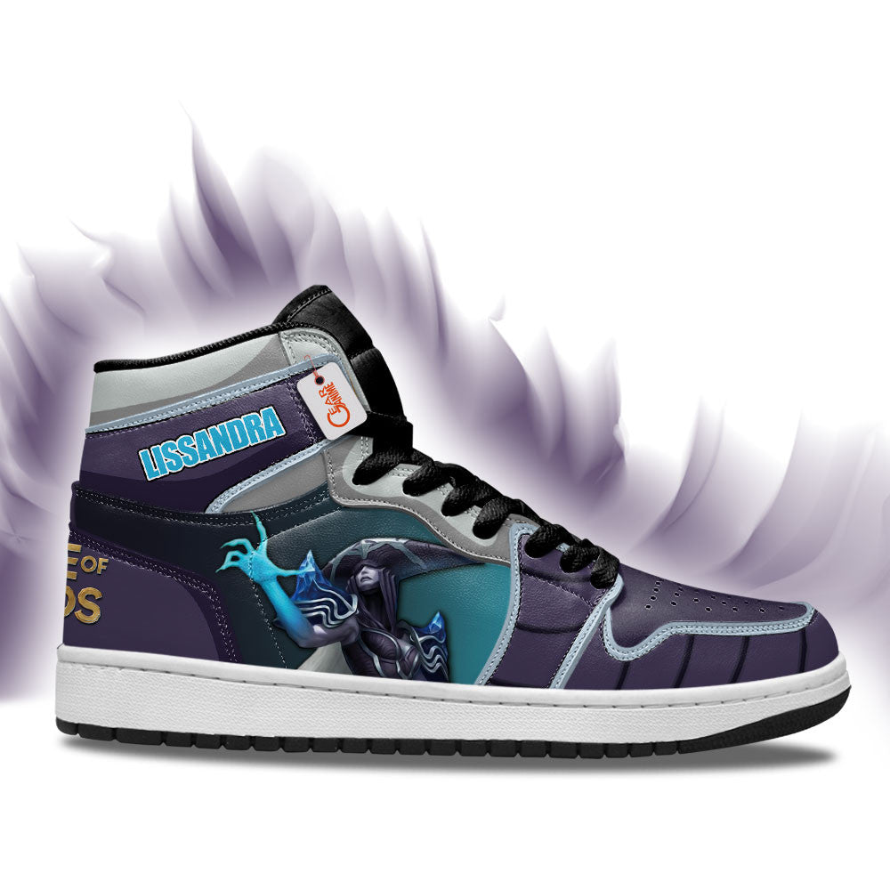 Lissandra High-Top Sneakers Custom LOL Games Collection