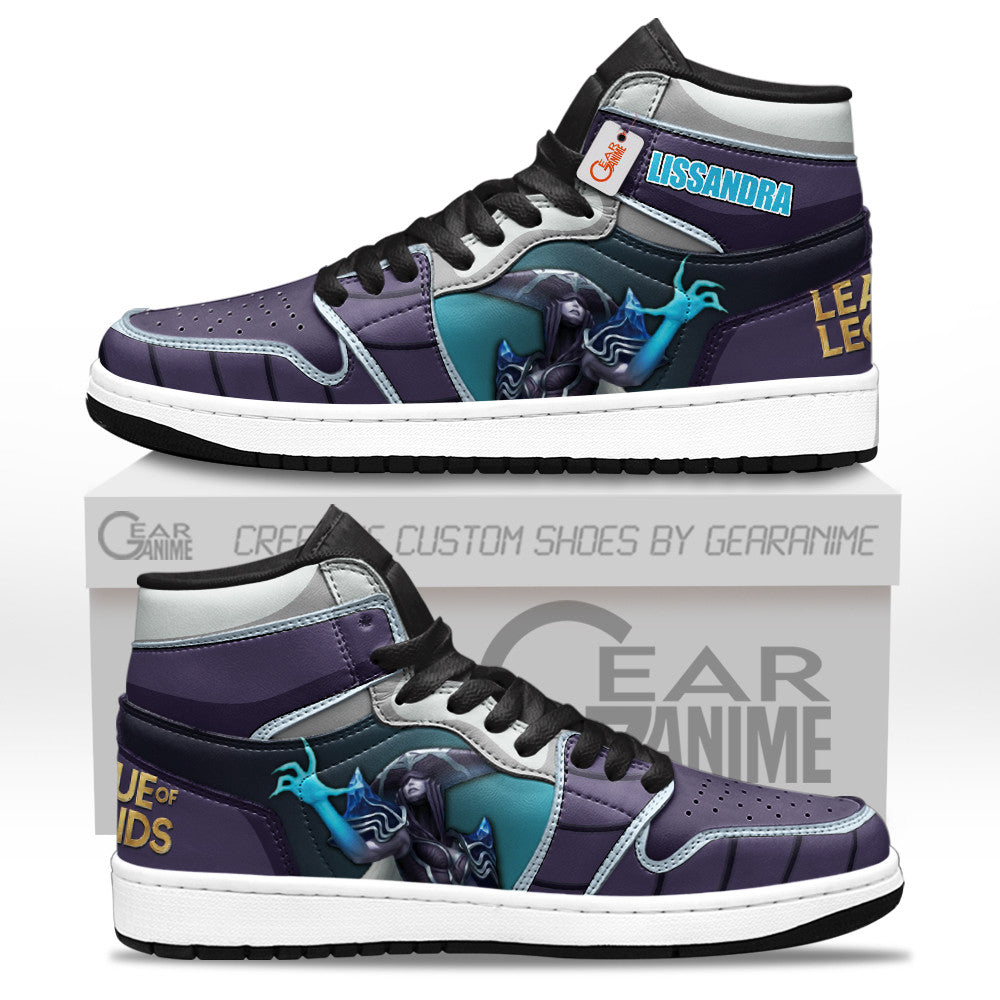 Lissandra High-Top Sneakers Custom LOL Games Collection