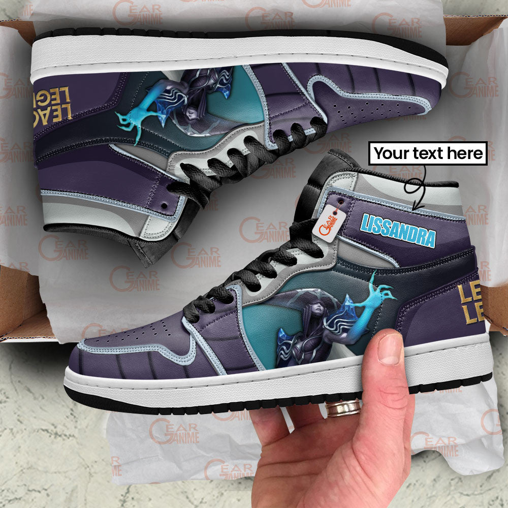 Lissandra High-Top Sneakers Custom LOL Games Collection