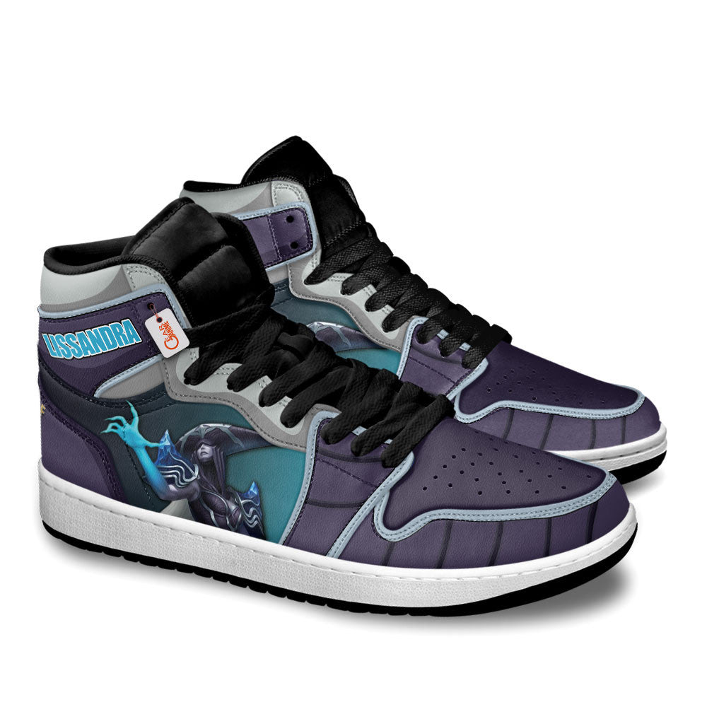 Lissandra High-Top Sneakers Custom LOL Games Collection