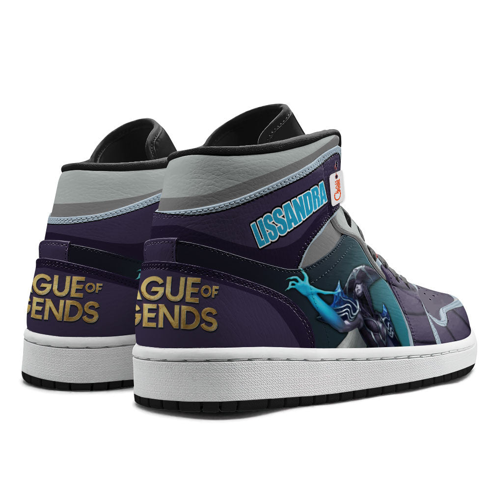 Lissandra High-Top Sneakers Custom LOL Games Collection