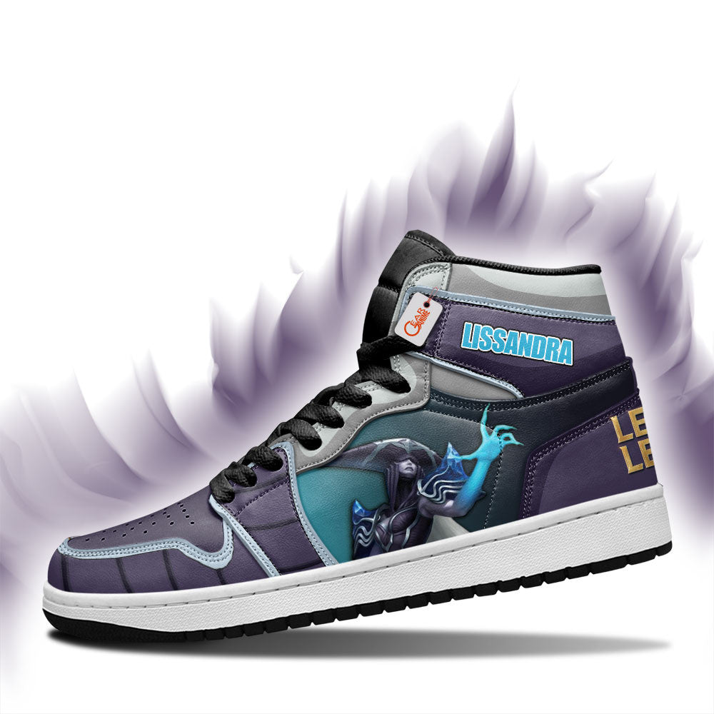 Lissandra High-Top Sneakers Custom LOL Games Collection