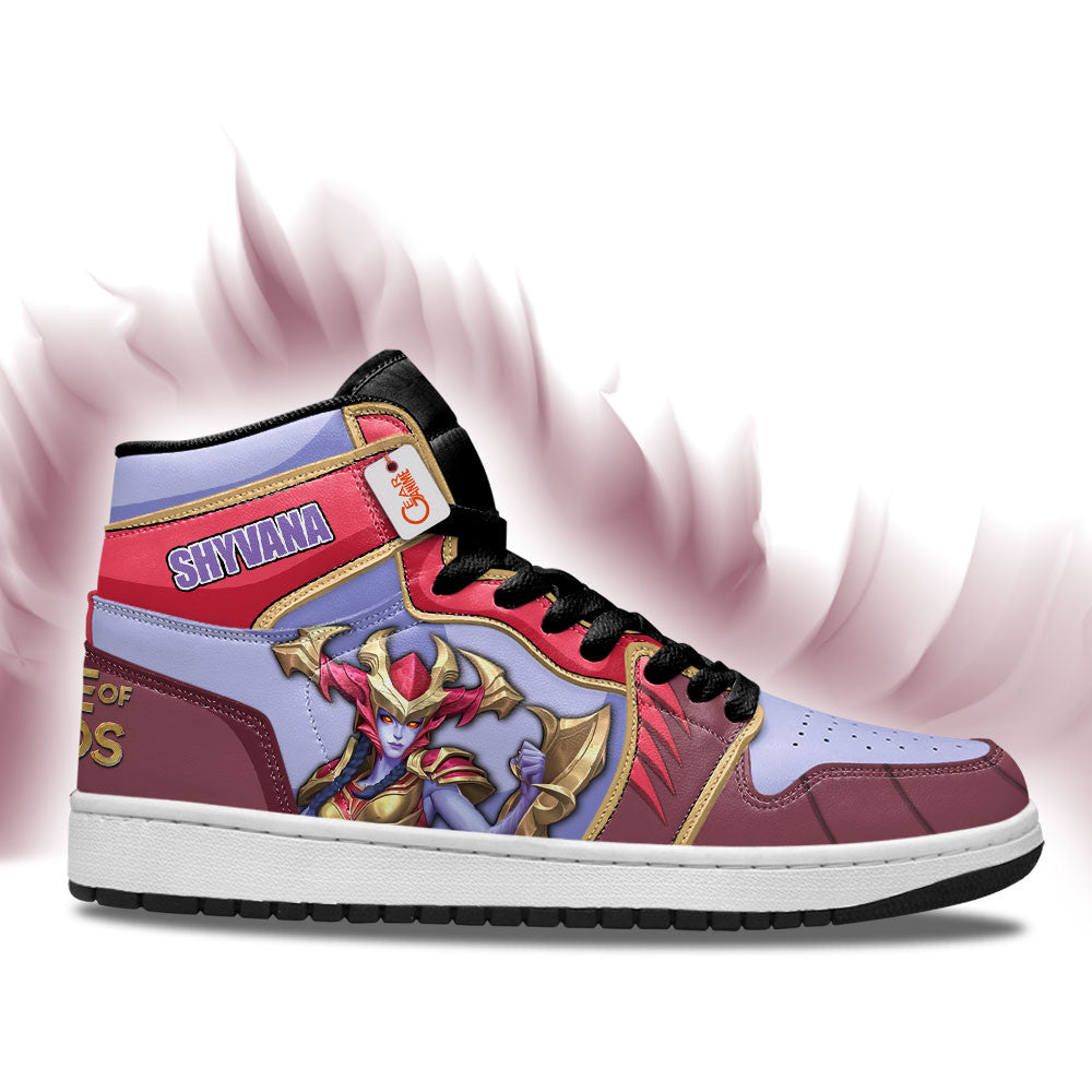 Shyvana High-Top Sneakers Custom LOL Games Collection