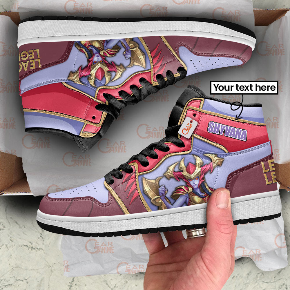 Shyvana High-Top Sneakers Custom LOL Games Collection