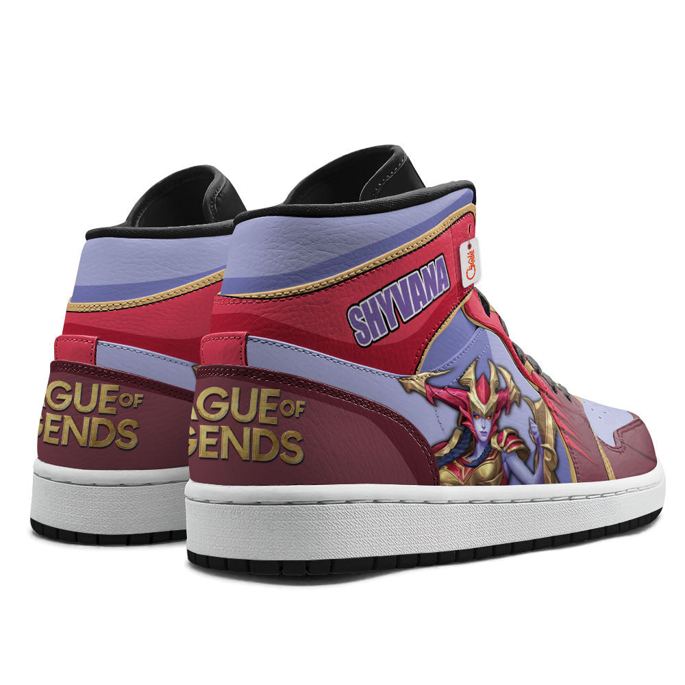 Shyvana High-Top Sneakers Custom LOL Games Collection