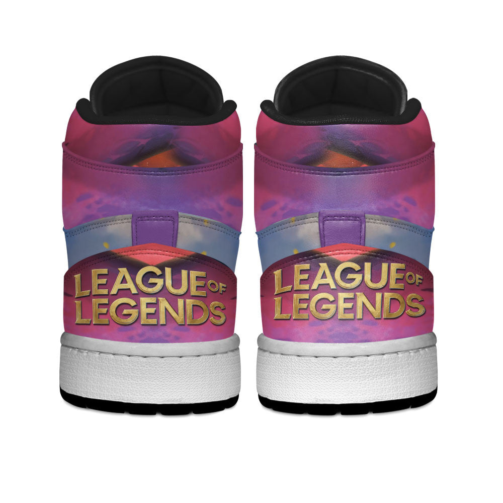 Smolder High-Top Sneakers Custom LOL Games Collection