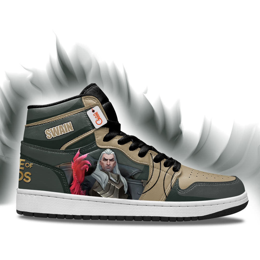 Swain High-Top Sneakers Custom LOL Games Collection