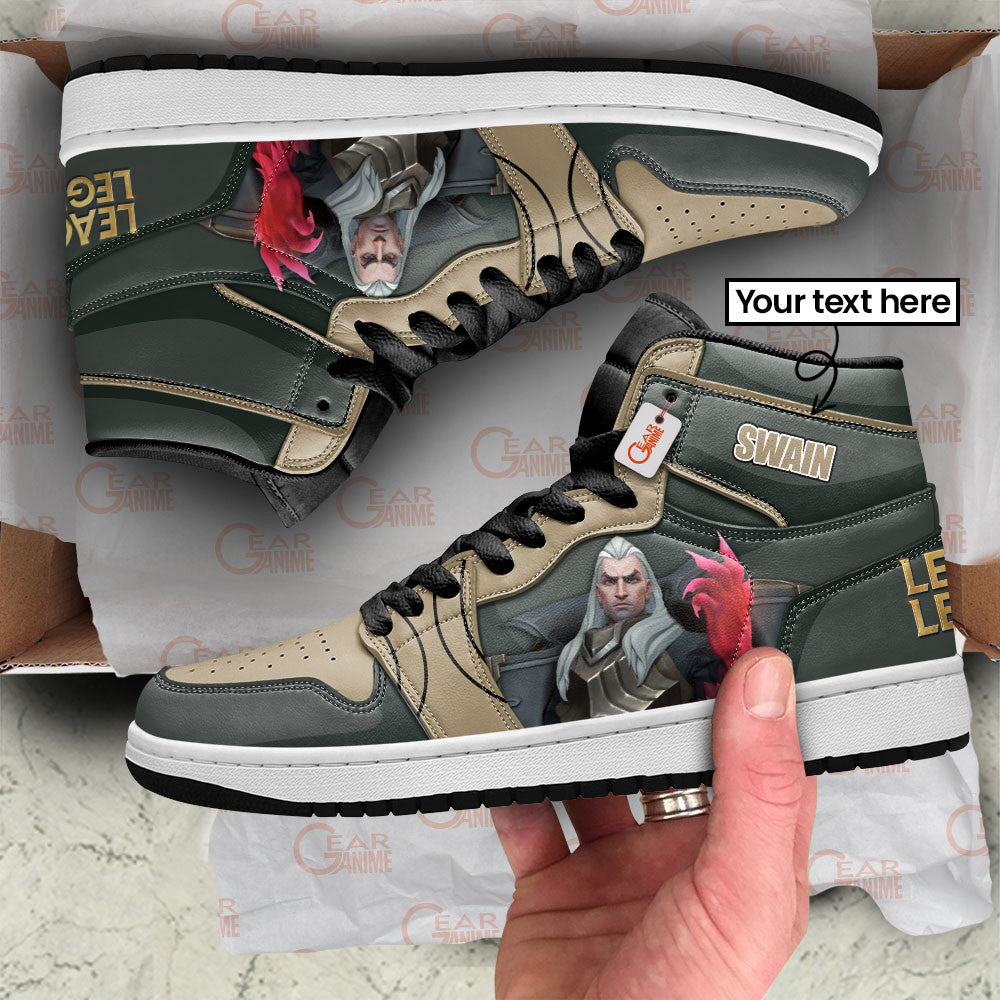 Swain High-Top Sneakers Custom LOL Games Collection