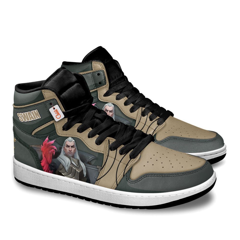 Swain High-Top Sneakers Custom LOL Games Collection