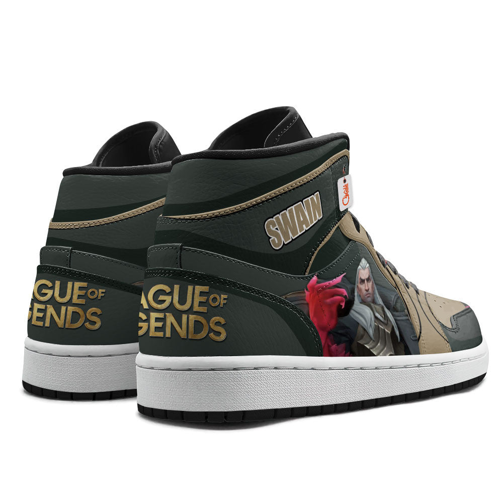 Swain High-Top Sneakers Custom LOL Games Collection