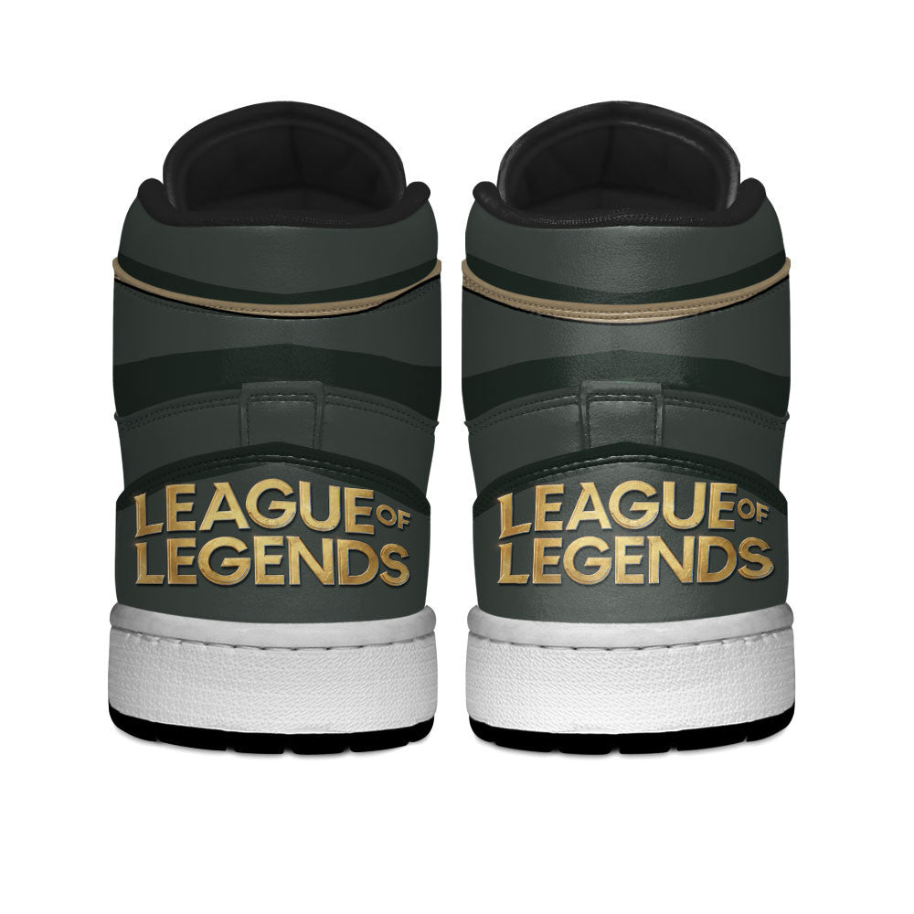 Swain High-Top Sneakers Custom LOL Games Collection