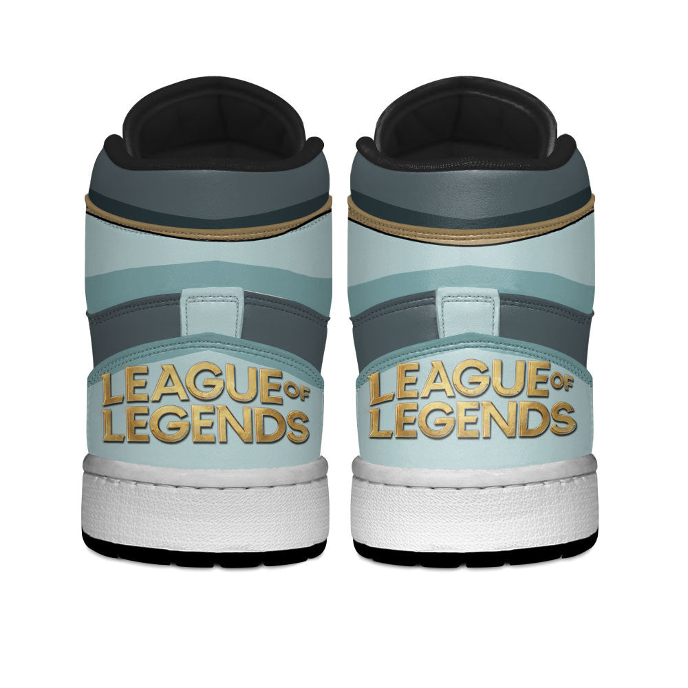 Senna High-Top Sneakers Custom LOL Games Collection