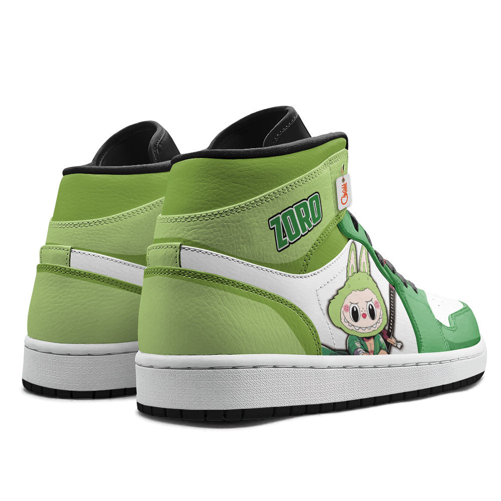 Zoro Labubu Custom High-Top Sneakers Personalized Shoes