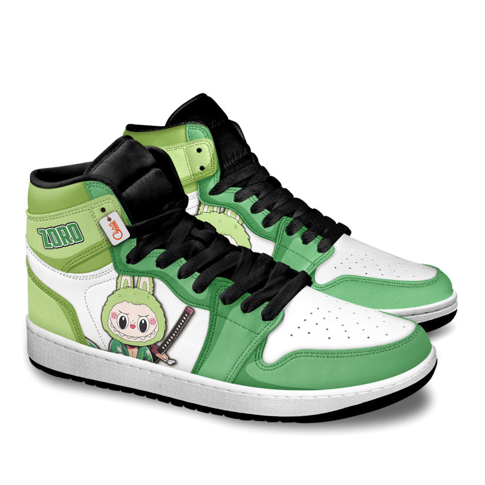 Zoro Labubu Custom High-Top Sneakers Personalized Shoes