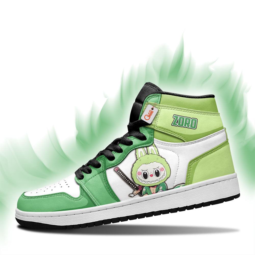 Zoro Labubu Custom High-Top Sneakers Personalized Shoes