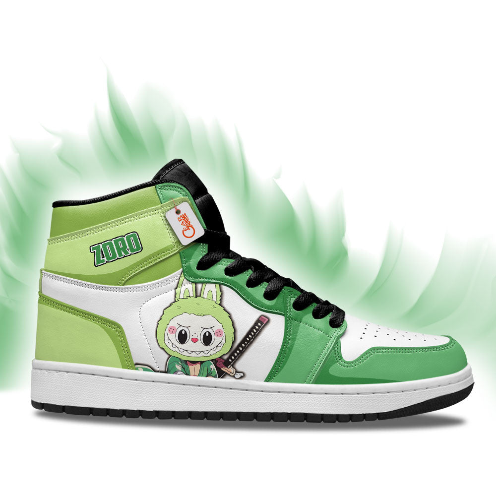 Zoro Labubu Custom High-Top Sneakers Personalized Shoes