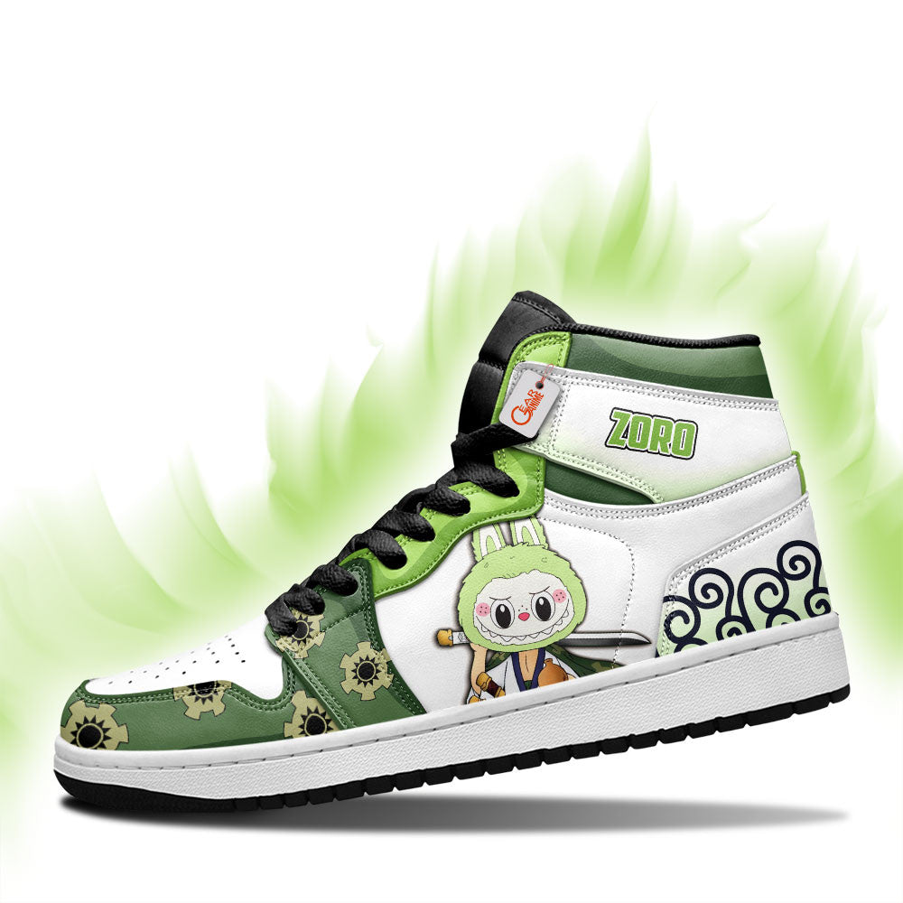 Zoro Wano Labubu Custom High-Top Sneakers Personalized Shoes