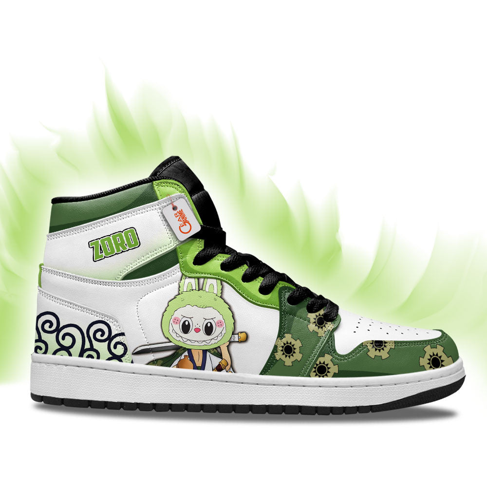 Zoro Wano Labubu Custom High-Top Sneakers Personalized Shoes