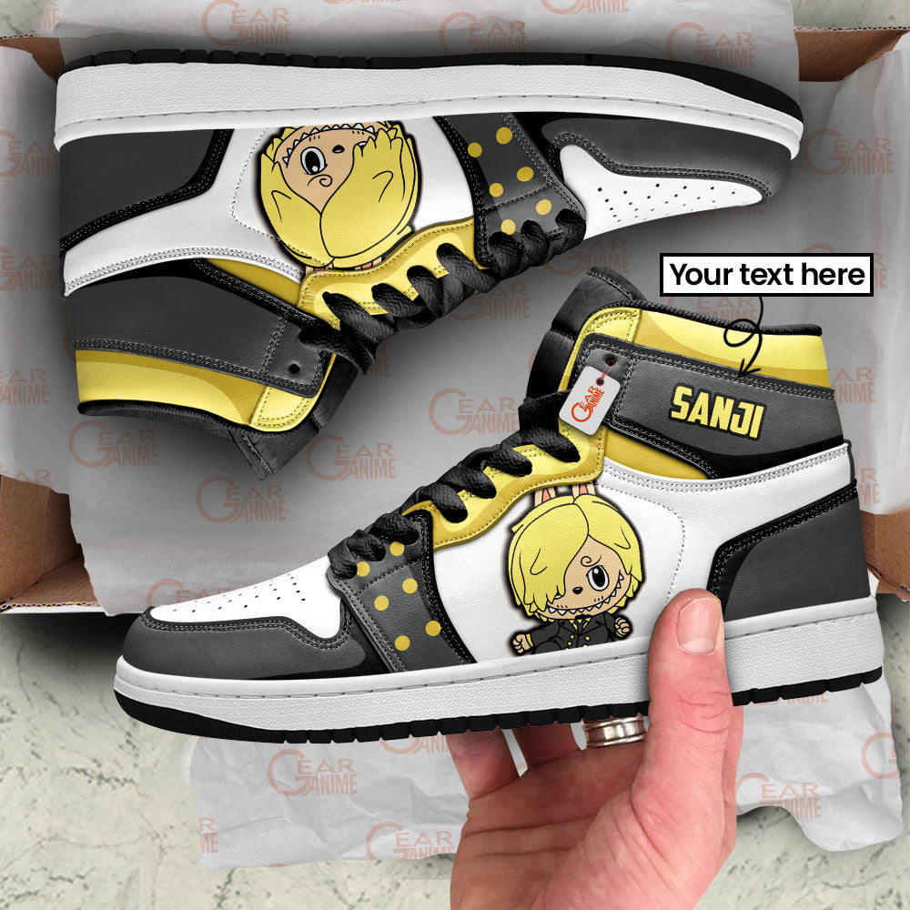 Sanji Labubu Custom High-Top Sneakers Personalized Shoes
