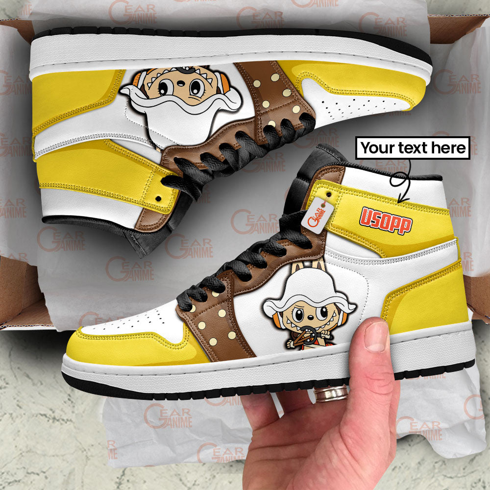Usopp Labubu Custom High-Top Sneakers Personalized Shoes