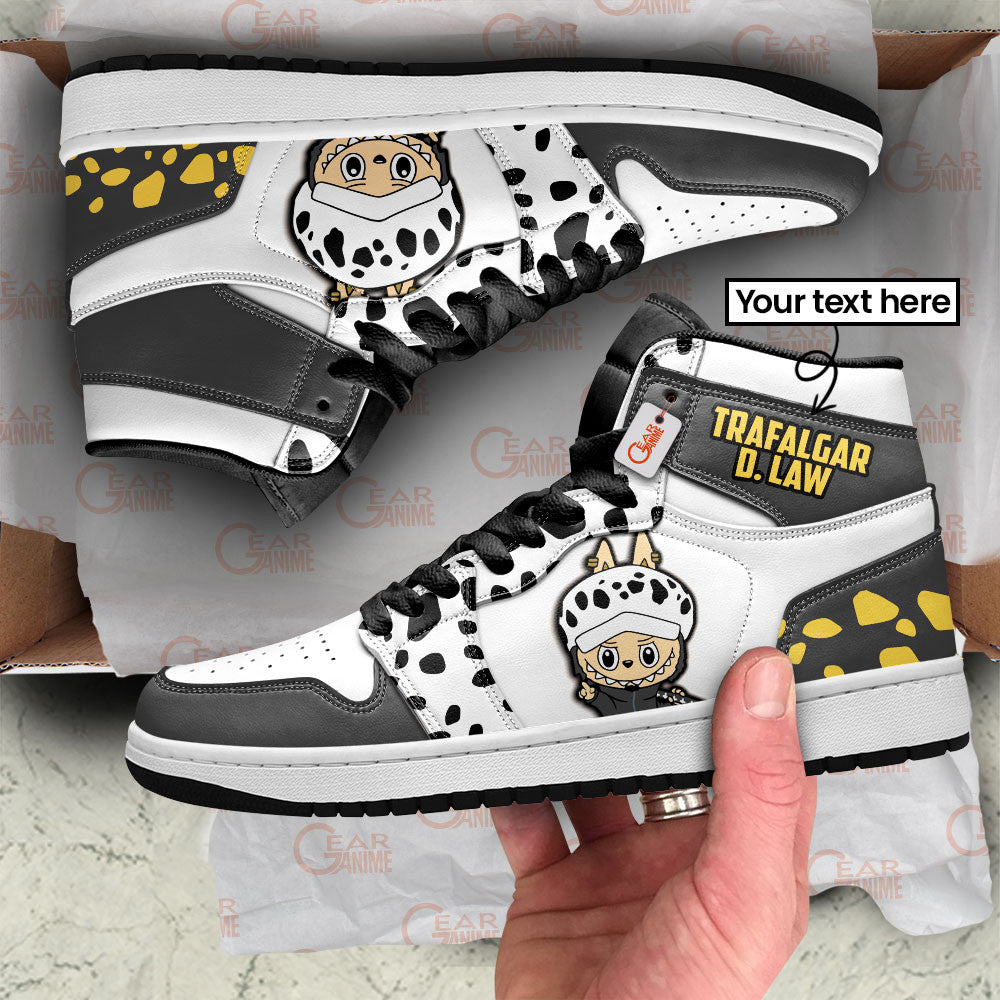 Law Labubu Custom High-Top Sneakers Personalized Shoes