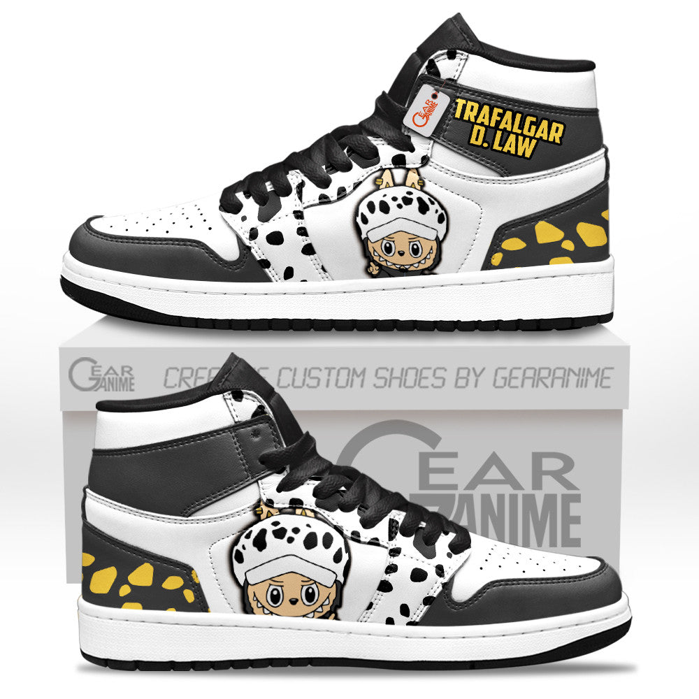 Law Labubu Custom High-Top Sneakers Personalized Shoes