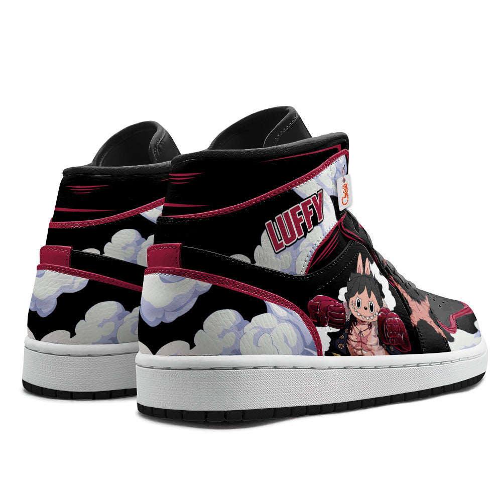 Luffy Gear 4 Labubu Custom High-Top Sneakers Personalized Shoes