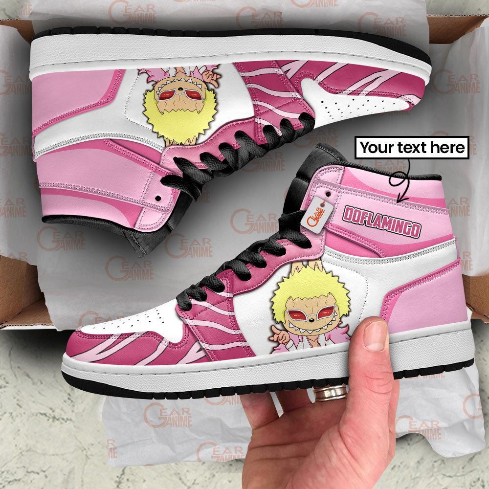 Doflamingo Labubu Custom High-Top Sneakers Personalized Shoes