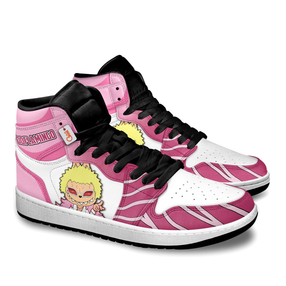 Doflamingo Labubu Custom High-Top Sneakers Personalized Shoes