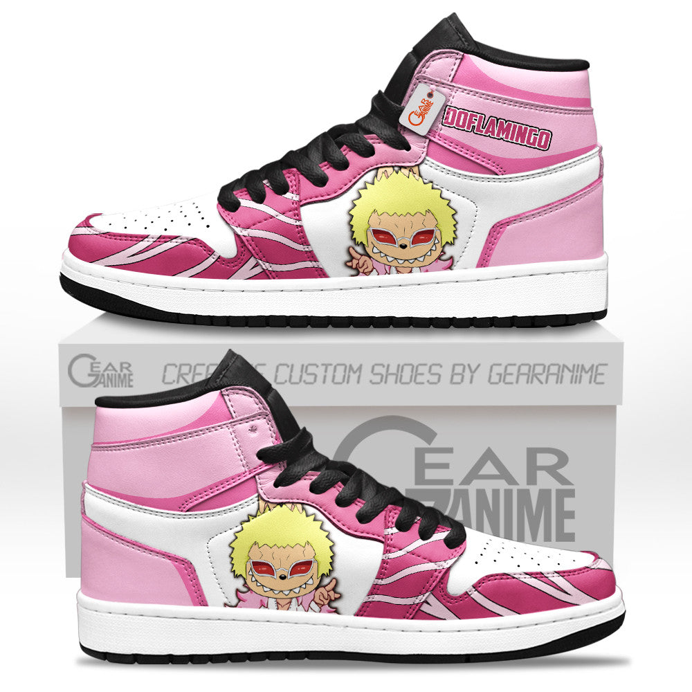 Doflamingo Labubu Custom High-Top Sneakers Personalized Shoes