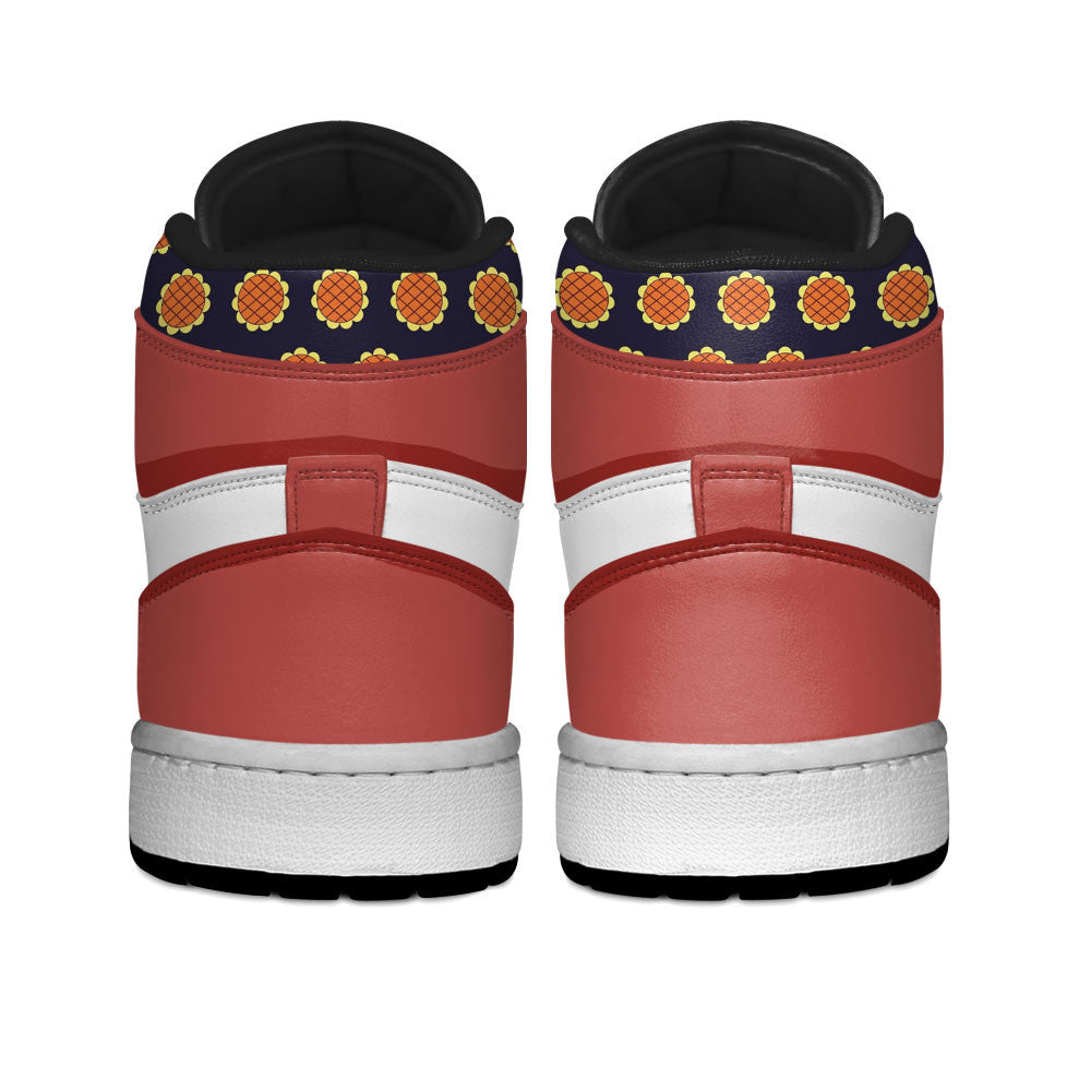 Luffy Dressrosa Labubu Custom High-Top Sneakers Personalized Shoes