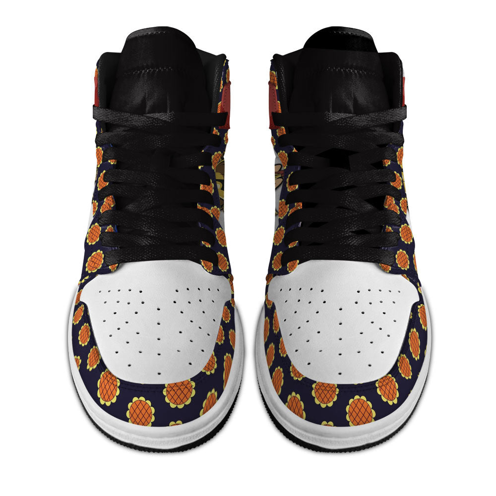 Luffy Dressrosa Labubu Custom High-Top Sneakers Personalized Shoes