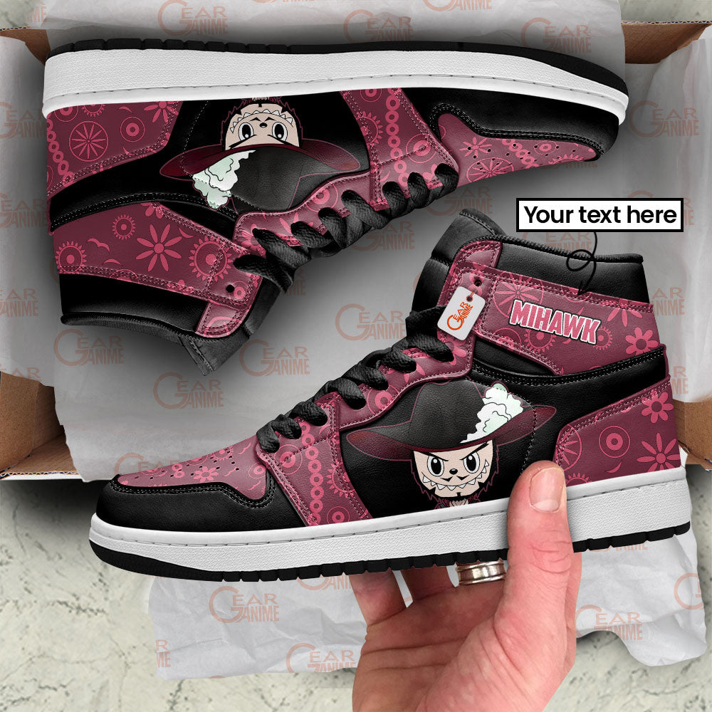 Dracule Mihawk Labubu Custom High-Top Sneakers Personalized Shoes