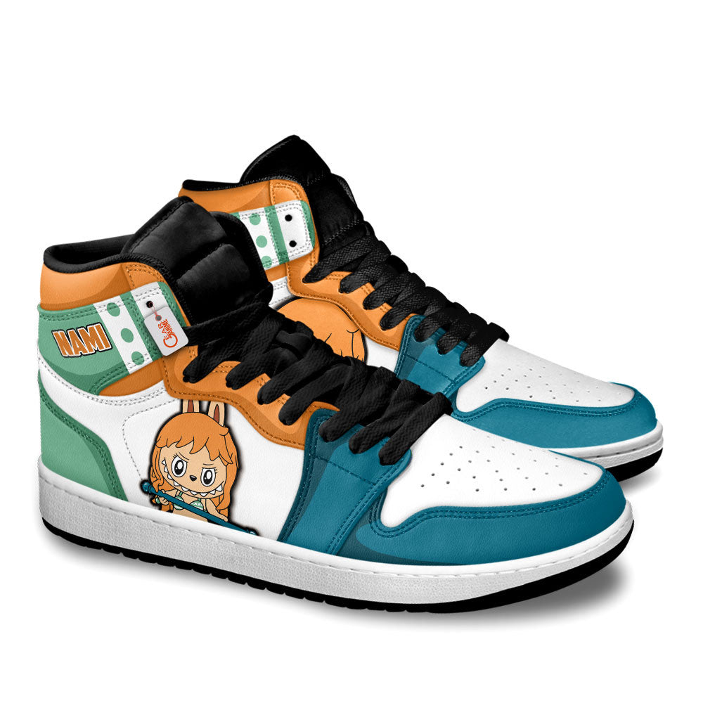 Nami Labubu Custom High-Top Sneakers Personalized Shoes