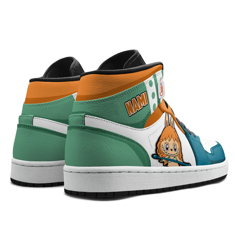 Nami Labubu Custom High-Top Sneakers Personalized Shoes