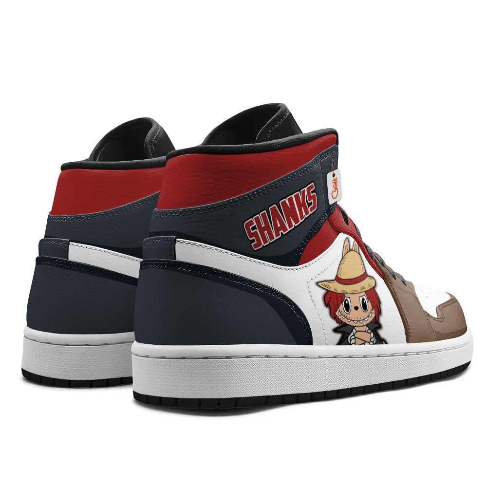 Shanks Labubu Custom High-Top Sneakers Personalized Shoes