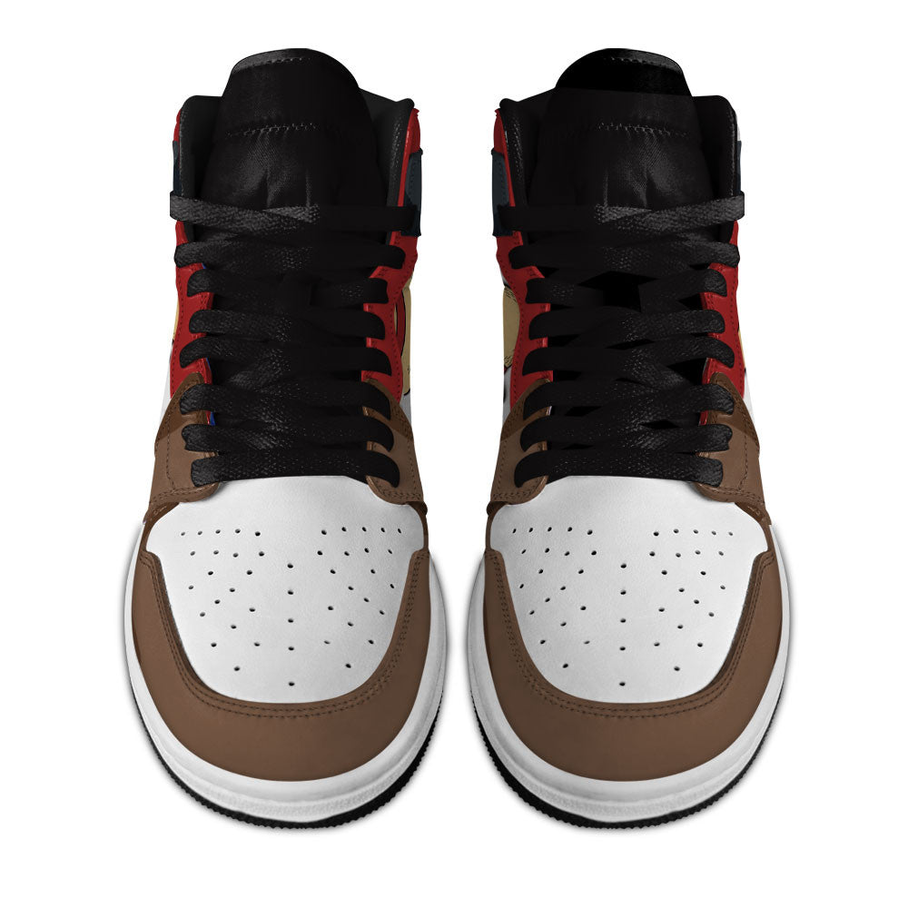 Shanks Labubu Custom High-Top Sneakers Personalized Shoes