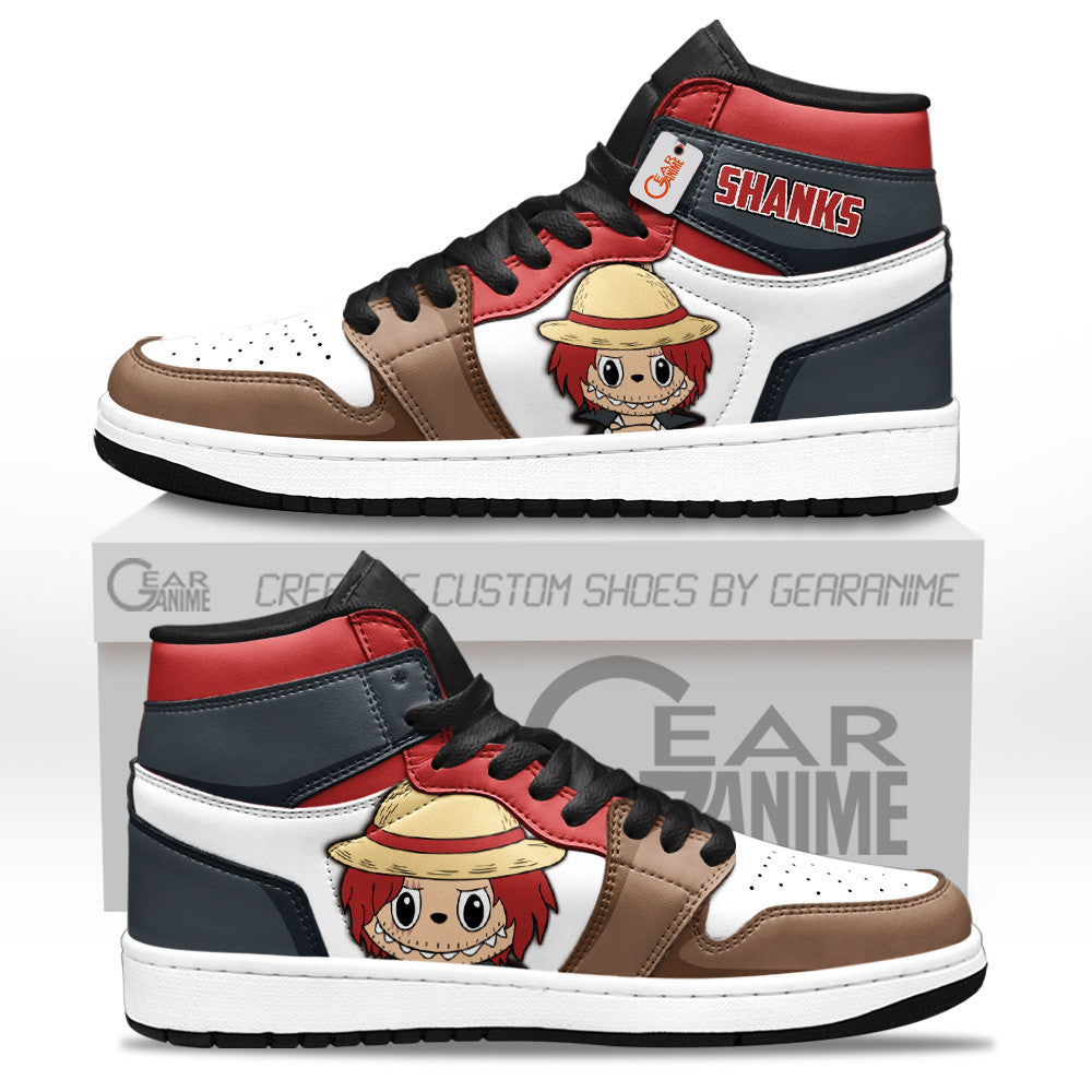 Shanks Labubu Custom High-Top Sneakers Personalized Shoes