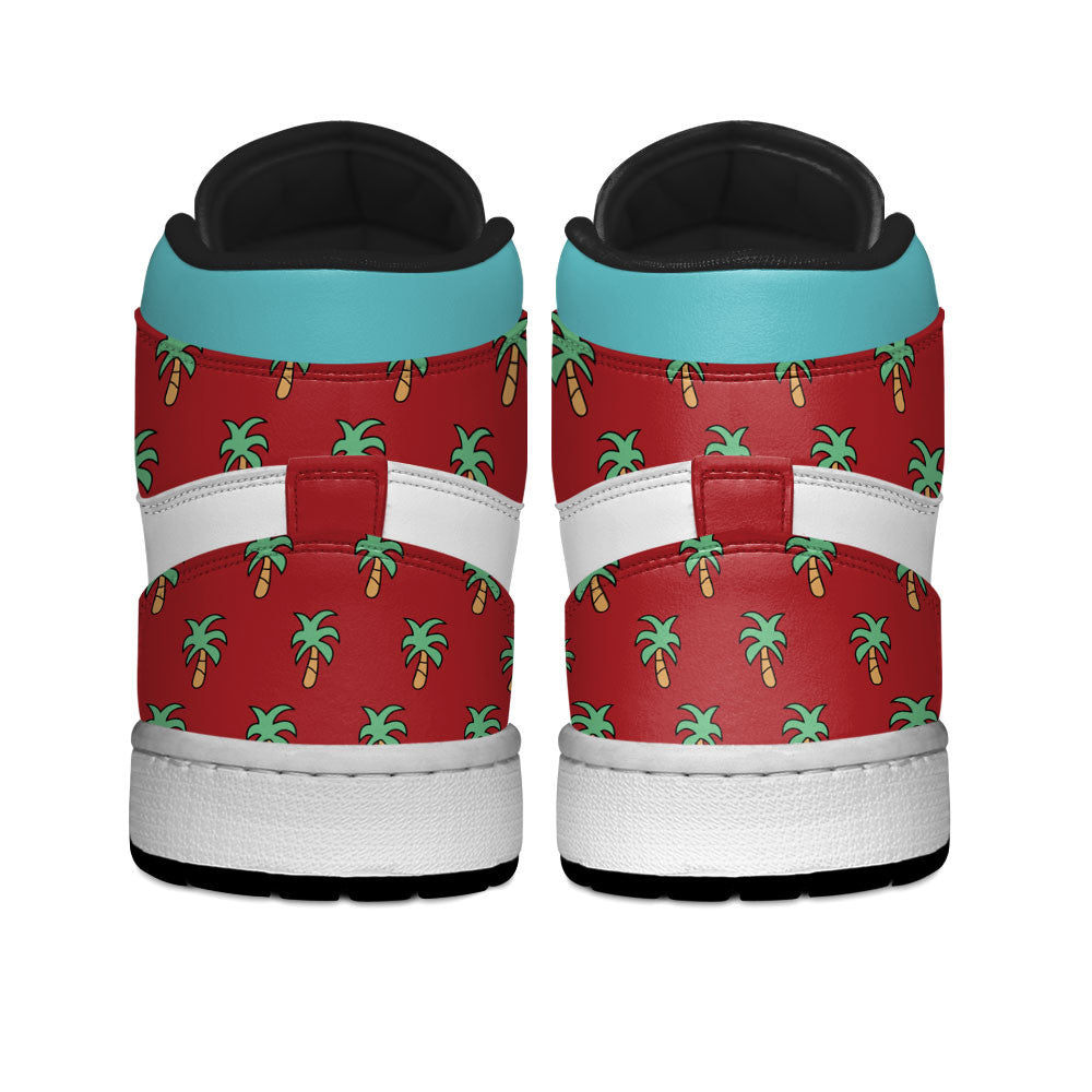 Franky Labubu Custom High-Top Sneakers Personalized Shoes